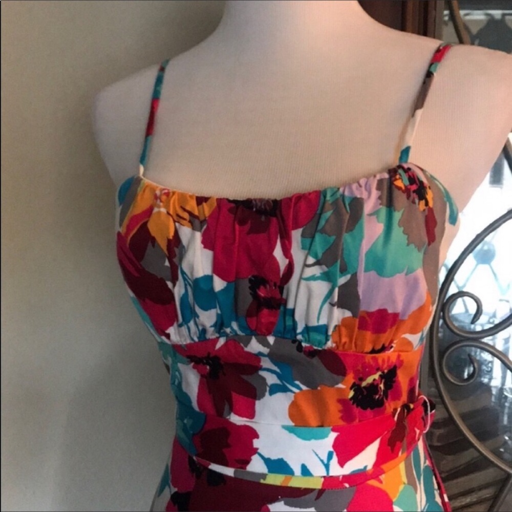 Cute Floral Summer Dress Alyn Paige Summer floral dress sleeveless - Picture 4 of 5